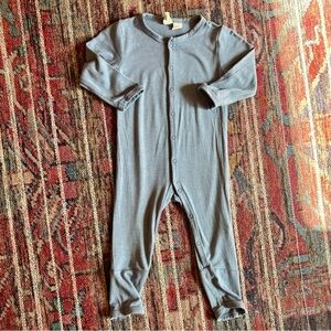 Kyte 3-6m Blue Bamboo One-Piece Pajamas